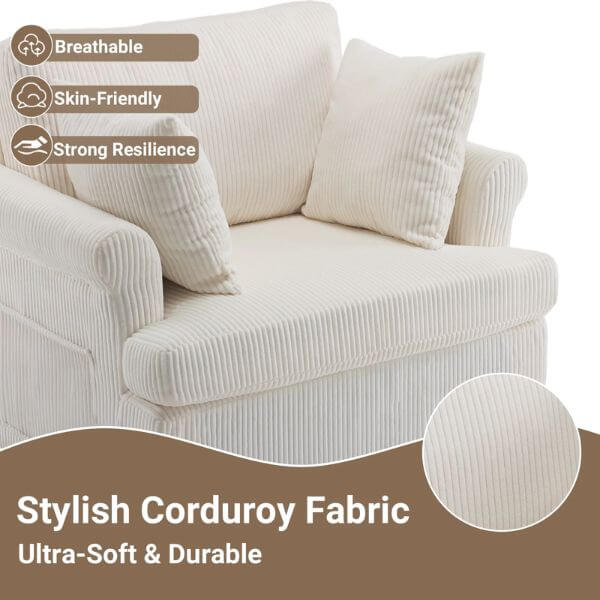 Perfect Dealz Modern Upholstered Barrel Chairs