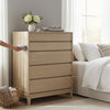 Modern 5-Drawer Wooden Storage Chest for Organized Homes