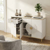 Modern Storage Sideboard Cabinet with Decorative Front