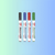 Multi-Coloured Whiteboard Marker Set - 4 Pack Dry-Erase Markers displayed in vibrant colors against a gradient background.