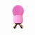 Multi-Functional Skin Firming Ultrasonic Electric device in pink with gold accents for skin rejuvenation.