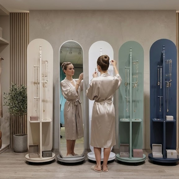 Runway Shape Floor Mirror