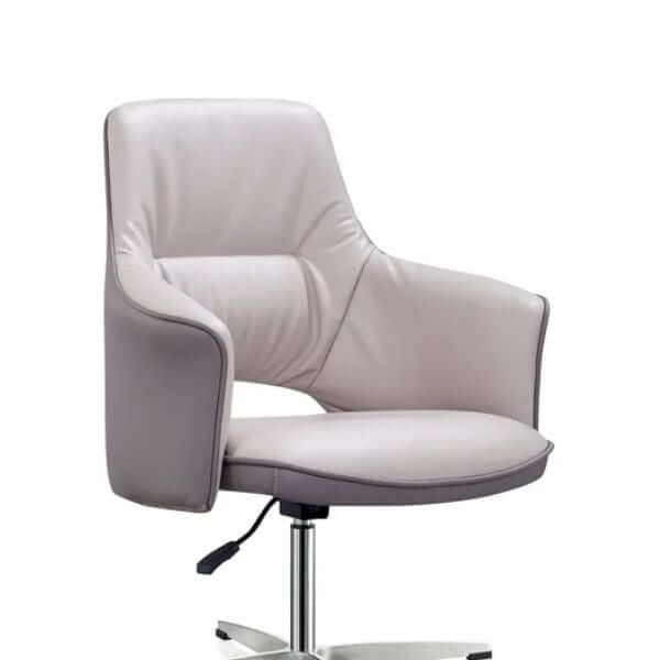 Perfect Dealz Off White Ergonomic Middle Back Office Chair