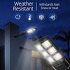 Outdoor Solar Motion Sensor LED Floodlight – Dusk to Dawn Bright Security Light