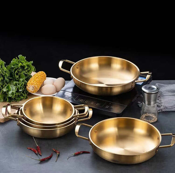 Perfect Dealz Outdoor Stainless Steel Nonstick Cooking Pan