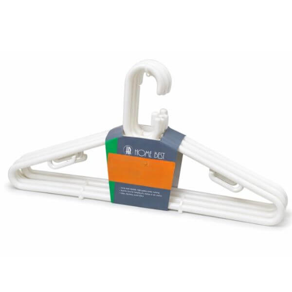Perfect Dealz Pack of 4 White Hangers