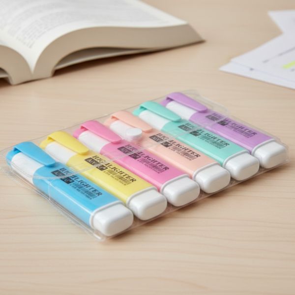 Perfect Dealz Pastel Jumbo Highlighter Marker Set