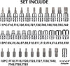 34 Piece Torx and E-Torx Star Socket Set