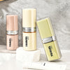 Plastic Travel Toothbrush Cup Portable Couple Set in various colors displayed on a countertop.