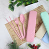 Portable Cutlery and Straw Travel Set – 4-Colour Storage Box