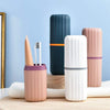 Portable Travel Toothbrush & Mouthwash Storage Cup Set