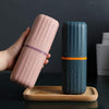 Portable Travel Toothbrush & Mouthwash Storage Cup Set