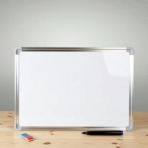 Perfect Dealz Compact Single-Sided Whiteboard 30 x 40cm