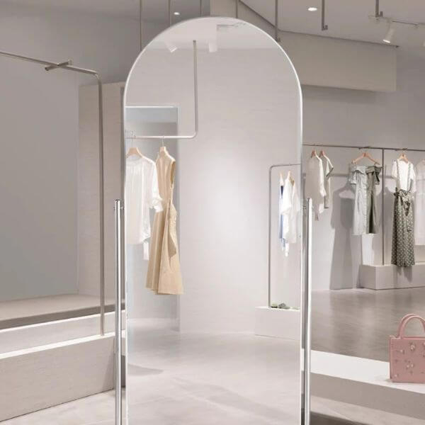 Perfect Dealz Portable Full Body Mirror with Wheels