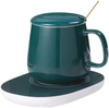 Portable Coffee Ceramic Mug Set With Warming Coaster