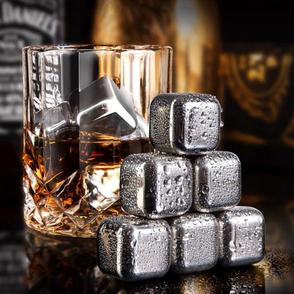 Perfect Dealz Premium Stainless Steel Whiskey Cooling Cubes