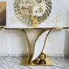 Perfect Dealz Prestige Golden Marble Console Table