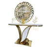 Perfect Dealz Prestige Golden Marble Console Table