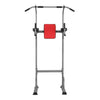 Pro Adjustable Power Tower - Multi-Function Home Gym Station front view with ergonomic grips and padded back.