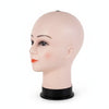 Realistic Female Makeup Wig Display Model Head