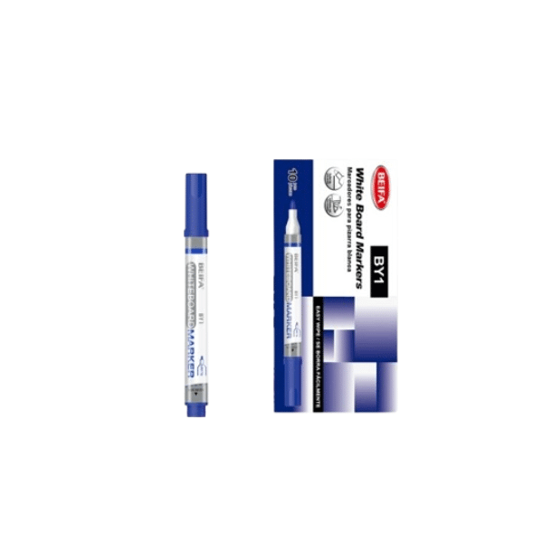 Perfect Dealz Refillable Blue Whiteboard Marker – 3.0mm Round Fiber Tip