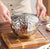 Reusable Hammered Stainless Steel Salad Bowl