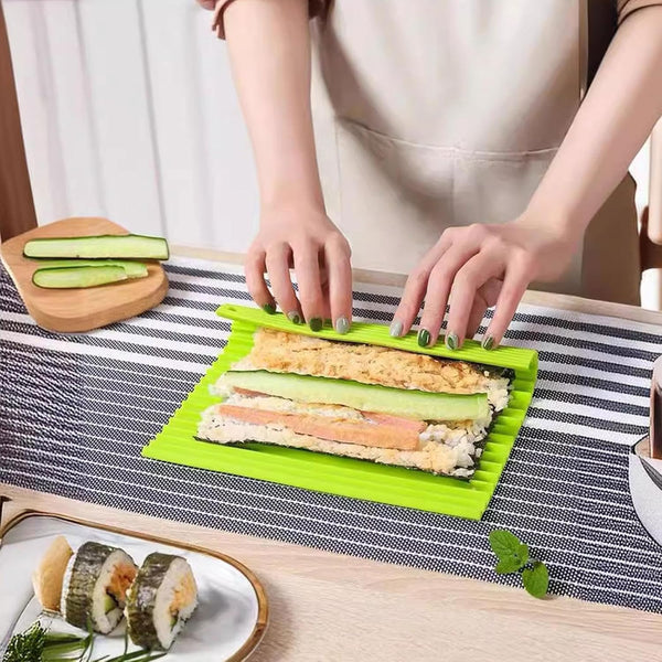 Reusable Silicone Sushi Rolling Mat – Nonstick Maki Maker