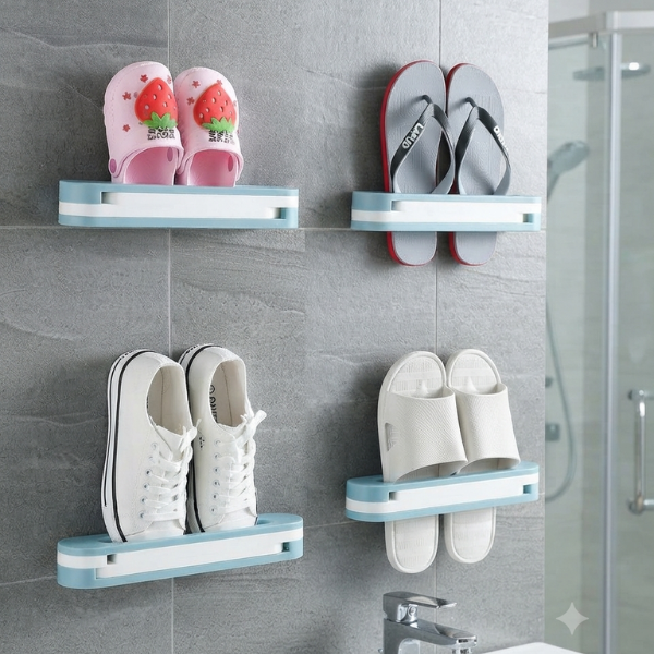 Multifunctional Rotary Slipper Rack