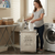 Steel Frame Collapsible Laundry Hamper Wash Day Laundry Basket