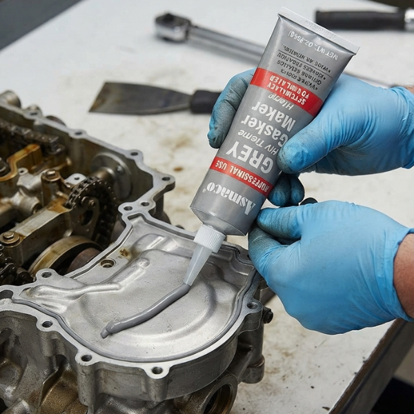 Grey High-Temperature RTV Silicone Gasket Maker 85g