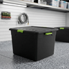 Heavy Duty Plastic Storage Box with Locking Lid
