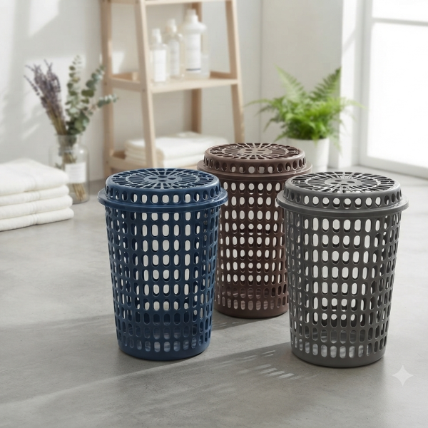 Large Plastic Laundry Basket 
