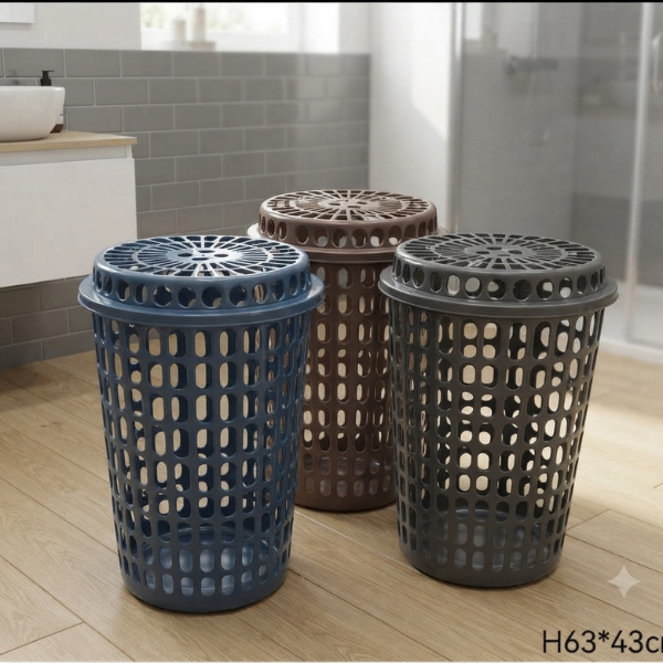 Large Plastic Laundry Basket 