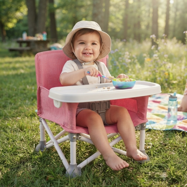 Kids Camping Chair with Detachable Tray