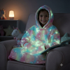 Glow In The Dark Hoodie Blanket for Kids
