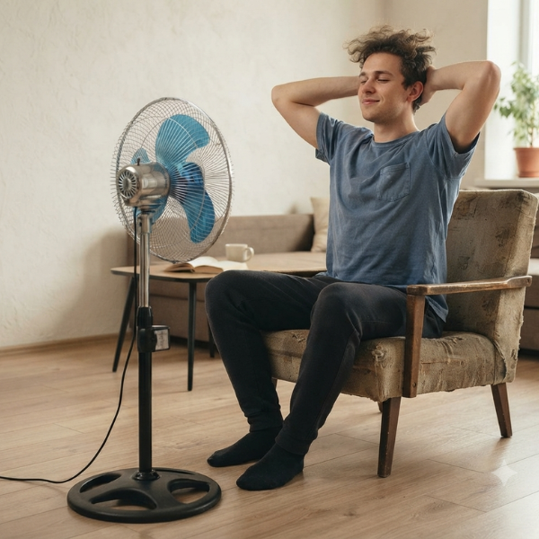 12 inch Floor Standing Pedestal Fan