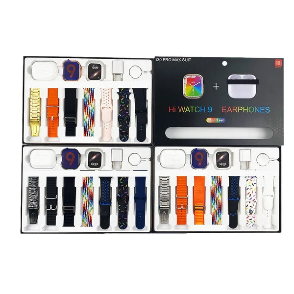 S30 Ultra2 Smart Watch 2.01" HD Big Screen With 7 Straps