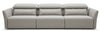 SF-622B Modular Fabric Couch with adjustable headrests and soft gray fabric upholstery