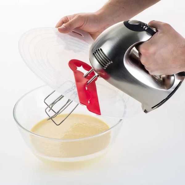 Silicone Anti-Splatter Mixing Lid for Bowls