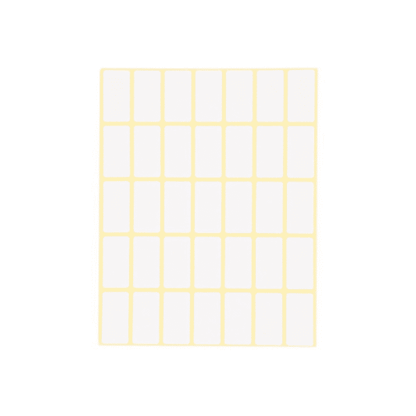 Perfect Dealz Small White Paper Labels – 48 Per Sheet for Everyday Organisation