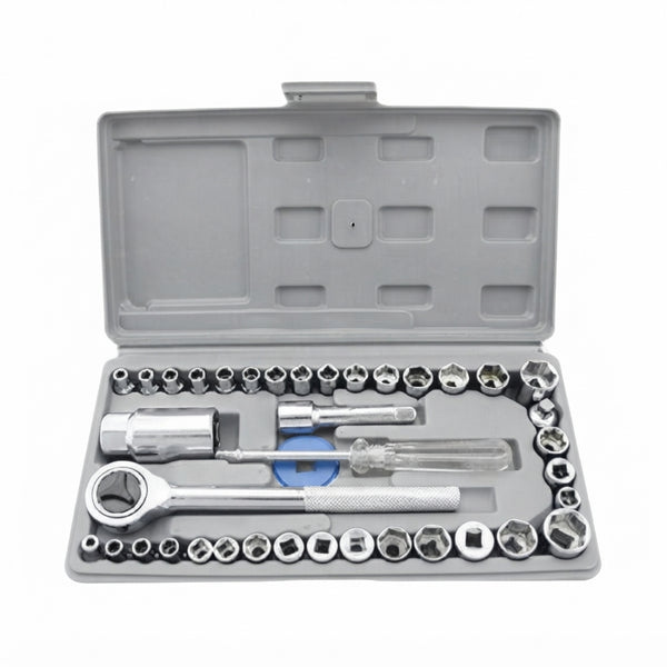 Small 40 Pcs Combination Socket Wrench Set