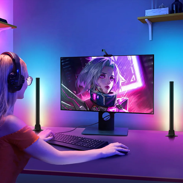 Smart LED Backlight Strip Kit – Voice-Controlled TV Lighting