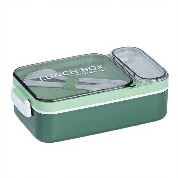 Stackable 800ml Two-Compartment Lunch Box