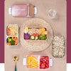 Stackable 800ml Two-Compartment Lunch Box