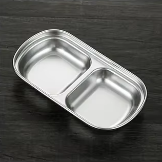Perfect Dealz Stainless Steel Mini Compartment Dipping Bowls 15CM