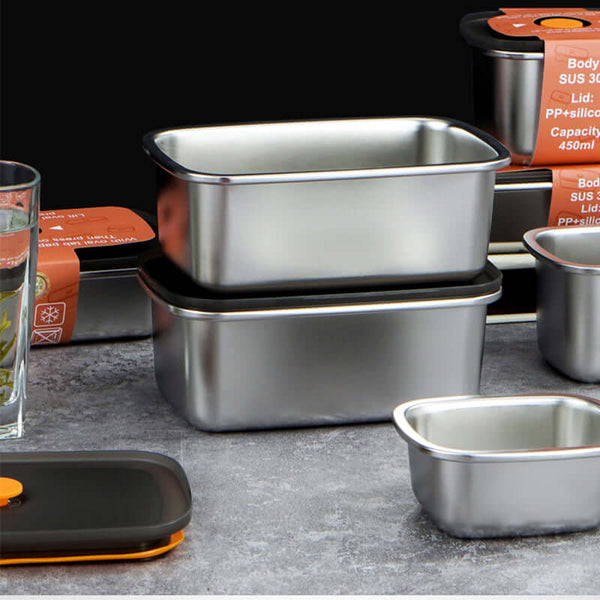 Perfect Dealz Stainless Steel Lunch Box Set – 4 Piece