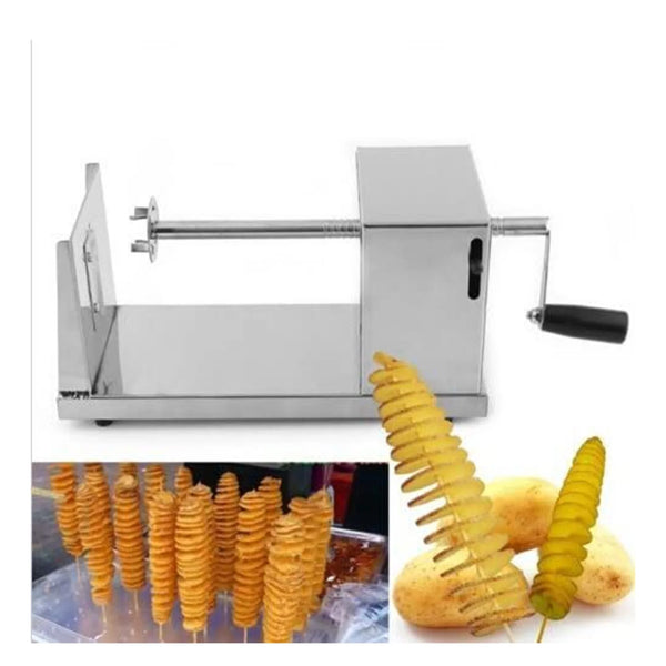 Perfect Dealz Stainless Steel Manual Spiral Potato Cutter