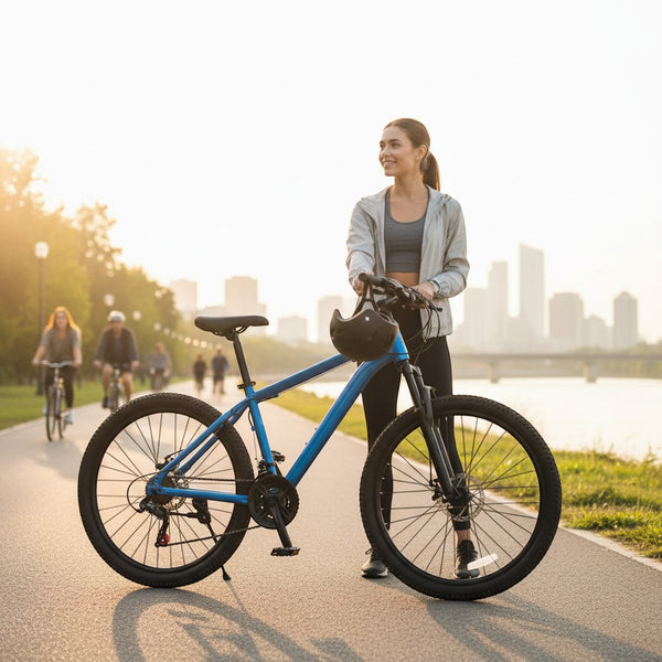Steel 21 Speed Mountain Bike Dual Suspension