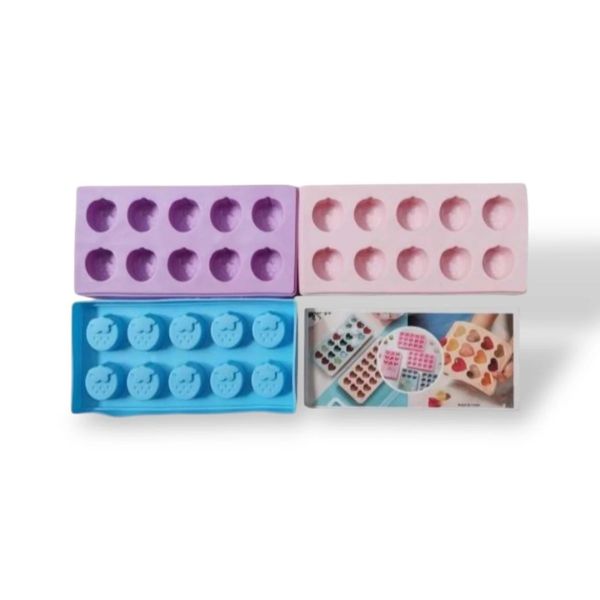 Perfect Dealz Strawberry-Shaped Silicone Ice Cube Tray