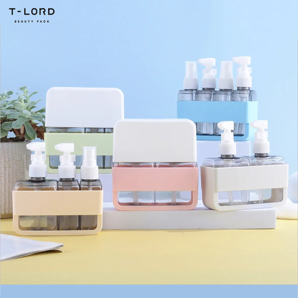2Travel Dispensing Bottle Press Dispensing Bottle 4pcs Set